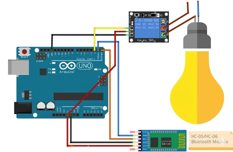 Bluetooth Home Automation Circuit
